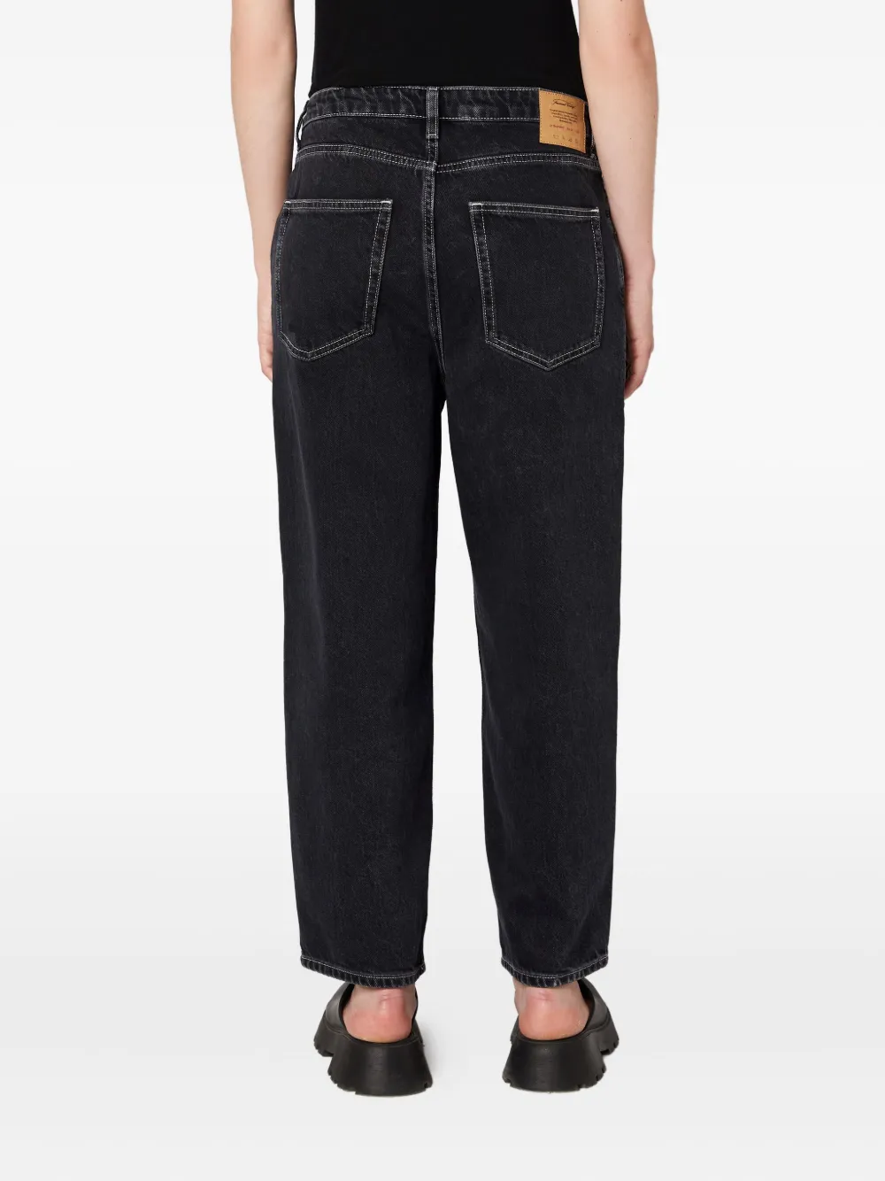 American Vintage Yopday Five-pocket Jeans In Black