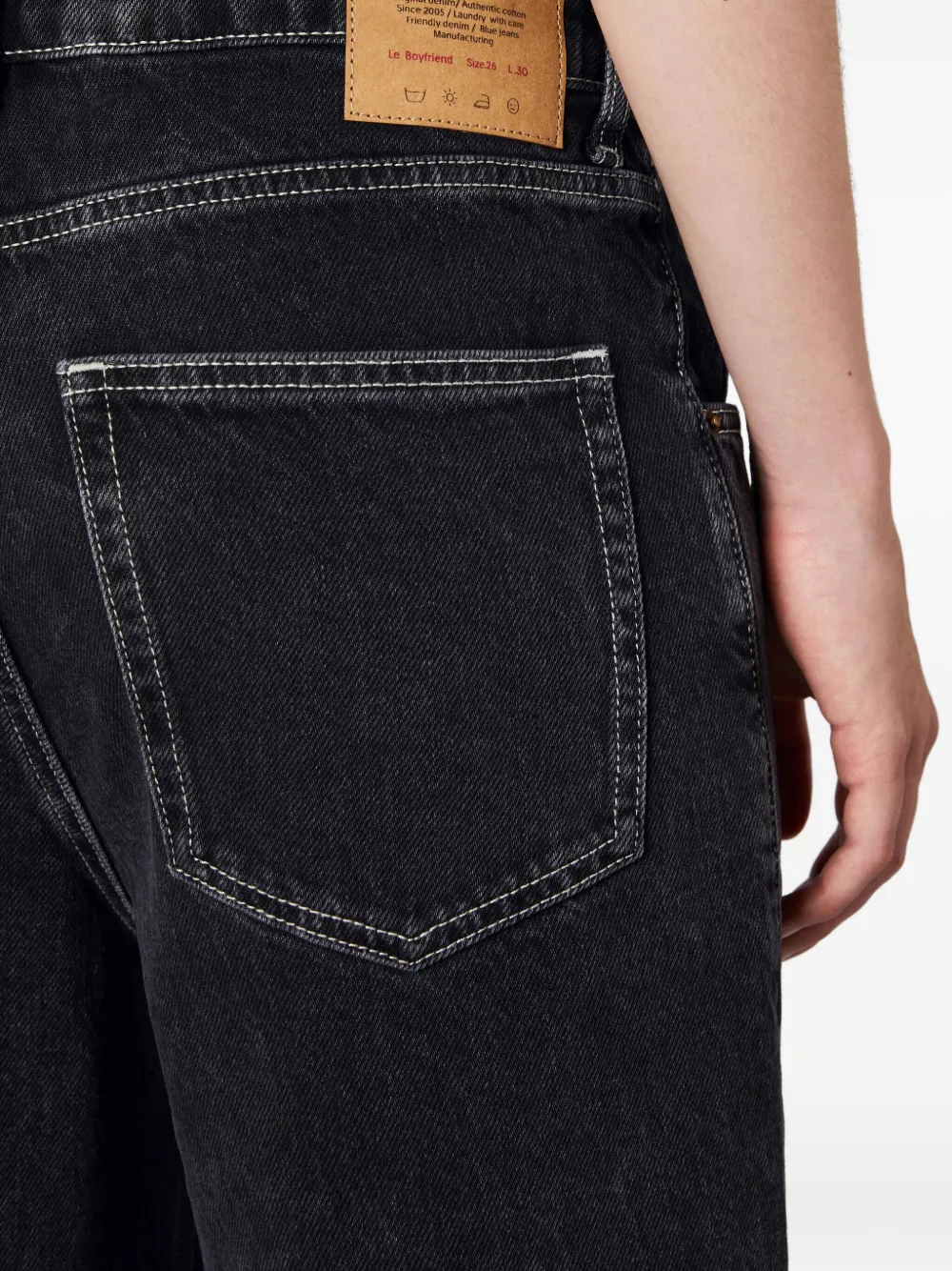 American Vintage Yopday Five-pocket Jeans In Black