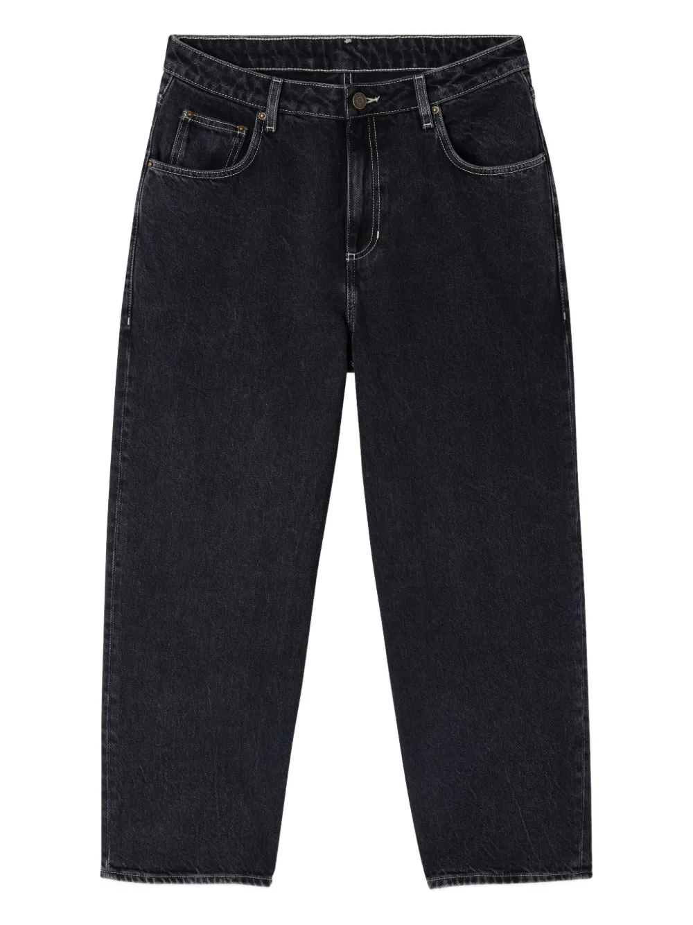 American Vintage Yopday Five-pocket Jeans In Black