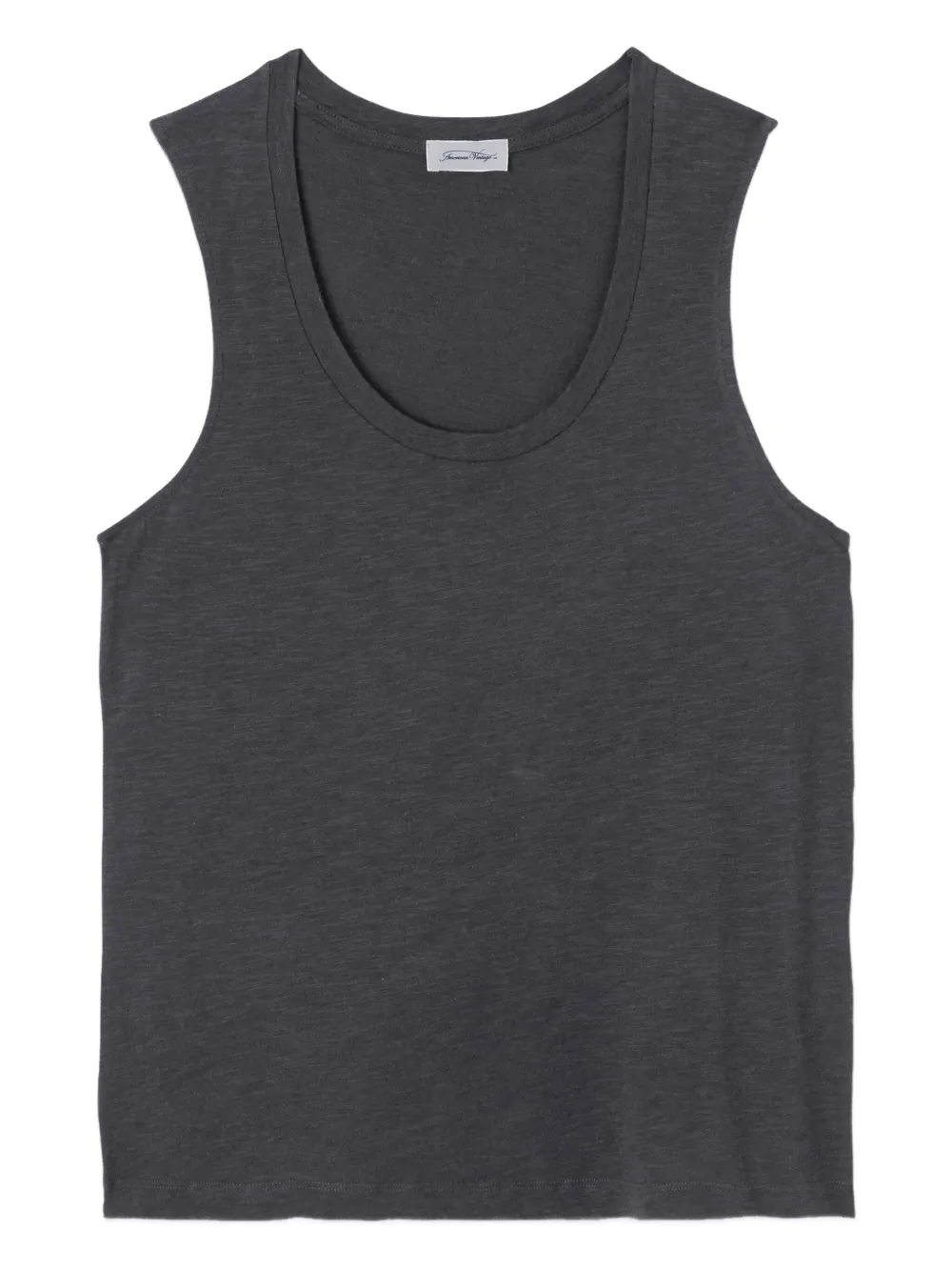 American Vintage Jacksonville Scoop-neck Tank Top In Gray