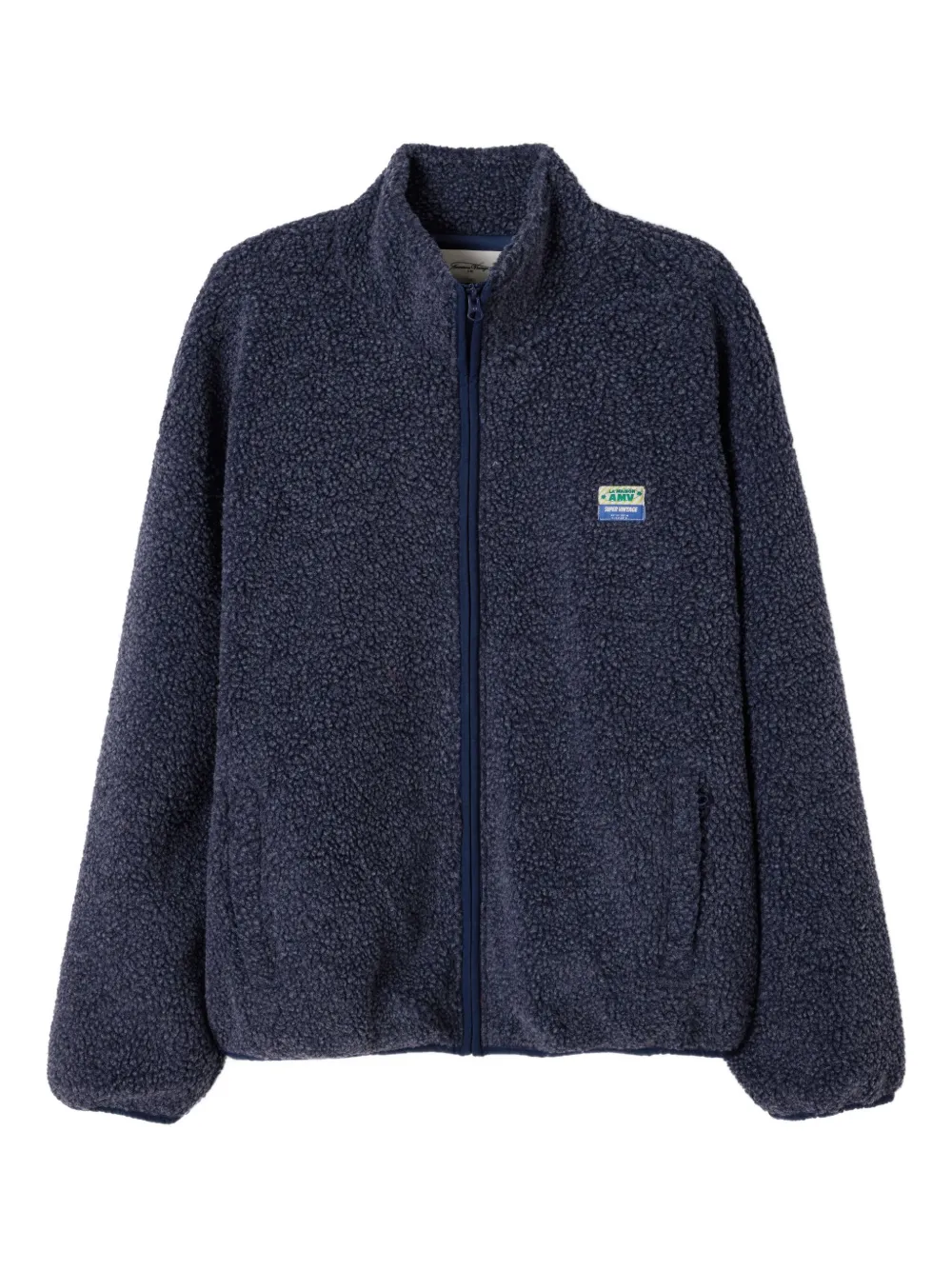 American Vintage Hoktown shearling jacket - Blu