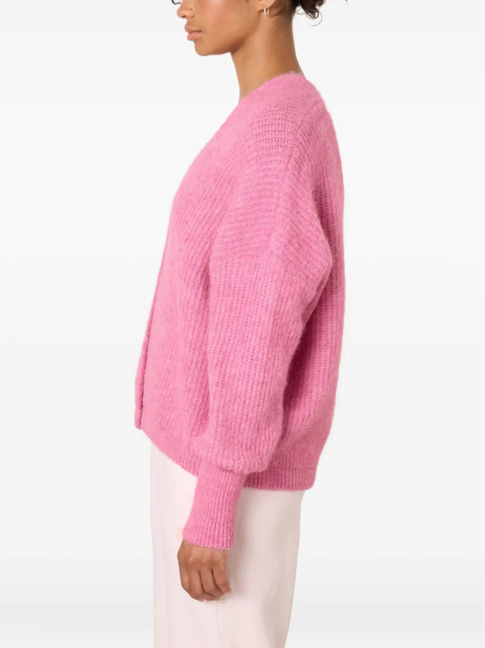 American Vintage East Long-sleeves Cardigan In Pink