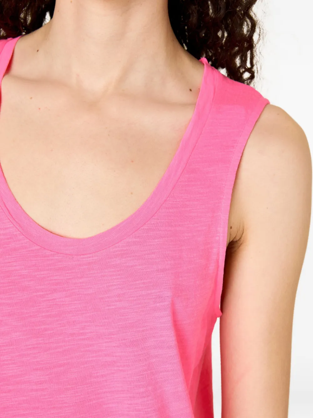 American Vintage Jacksonville Tank Top In Fluo Pink In Pink
