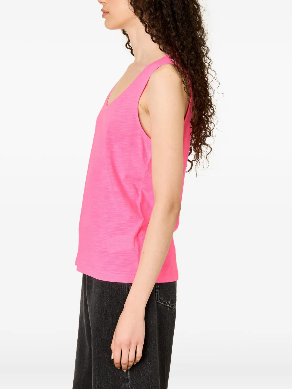 American Vintage Jacksonville Tank Top In Fluo Pink In Pink