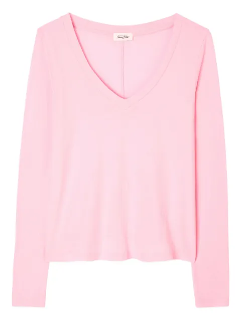 American Vintage Gamipy long sleeve V-neck T-shirt