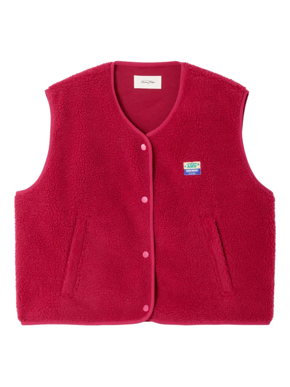 American Vintage Hoktown gilet - Red