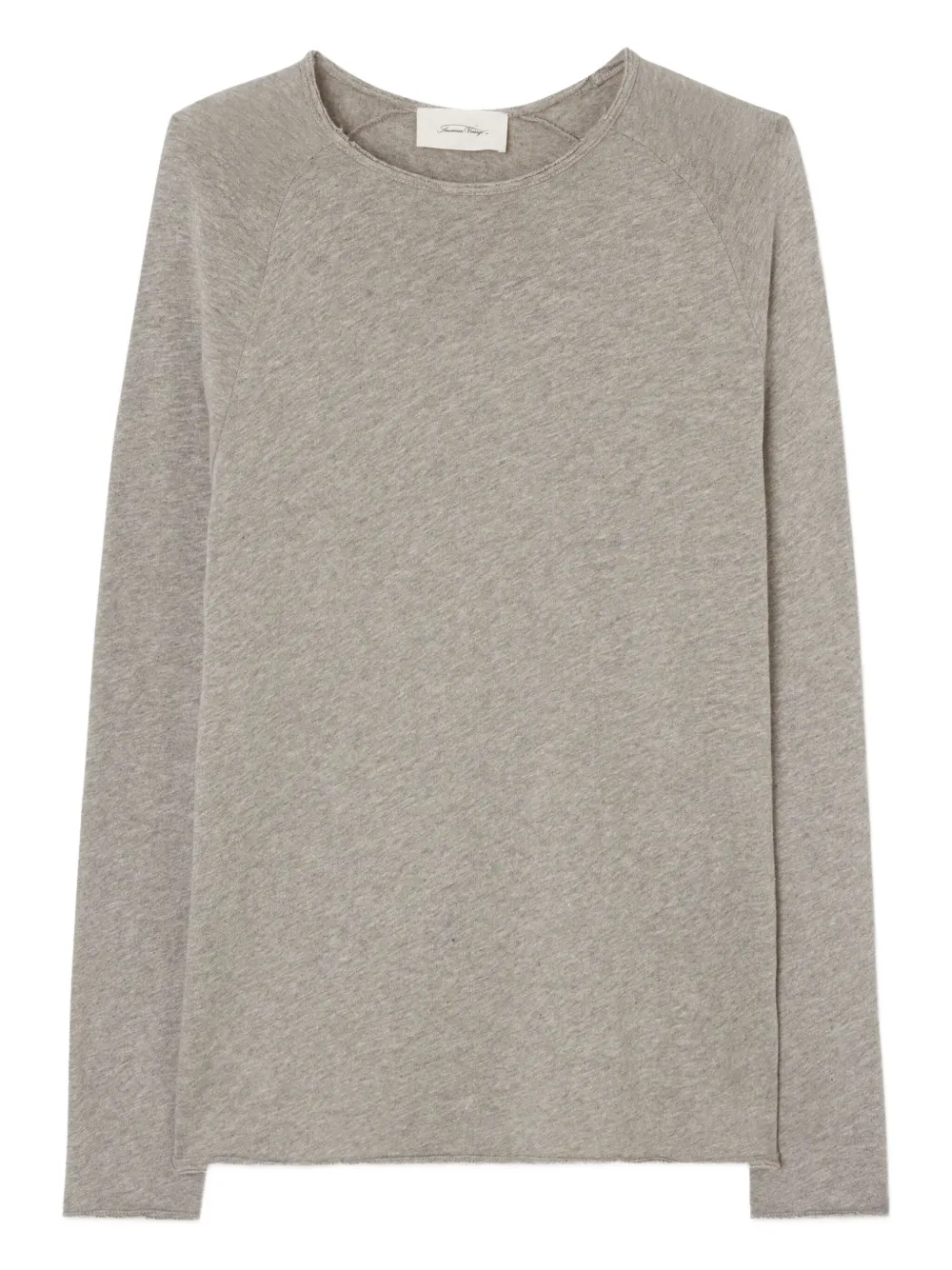 American Vintage Sonoma raglan-sleeve T-shirt - Grigio