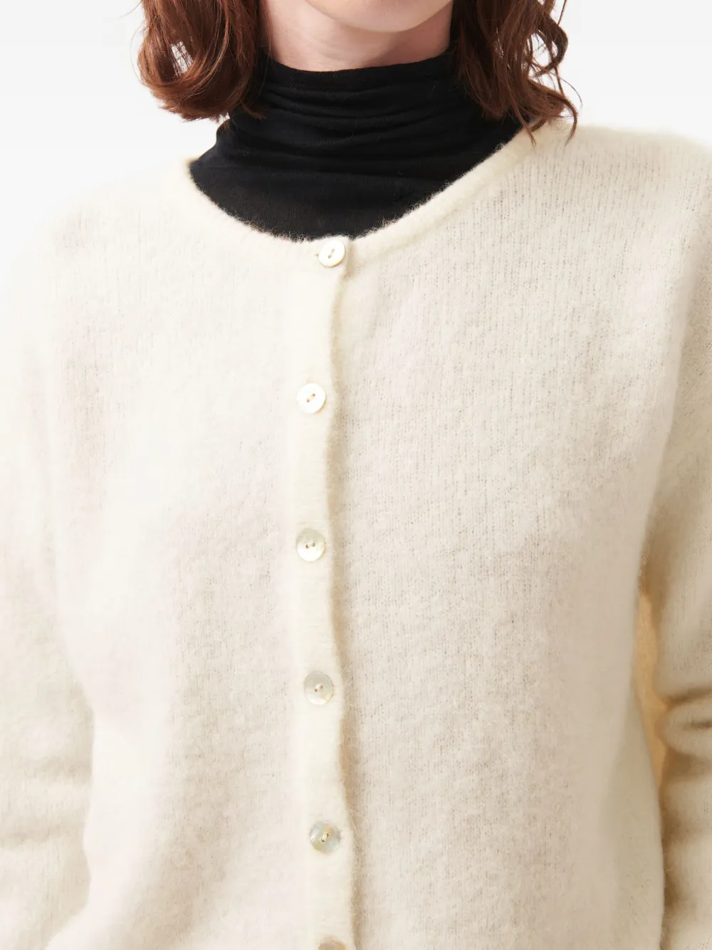 American Vintage Vitow vest met ronde hals Beige