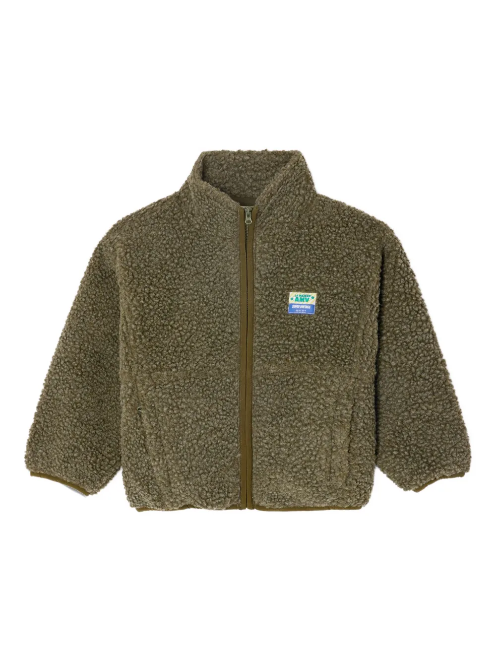 American Vintage Jacke mit Stehkragen - Grün