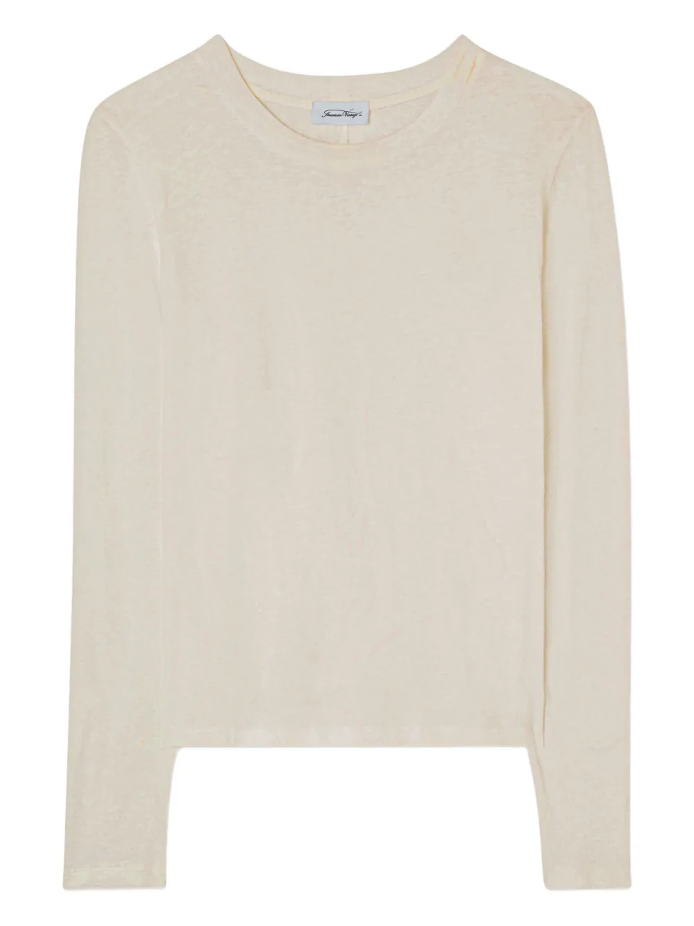 American Vintage Top Gamipy a maniche lunghe - Bianco