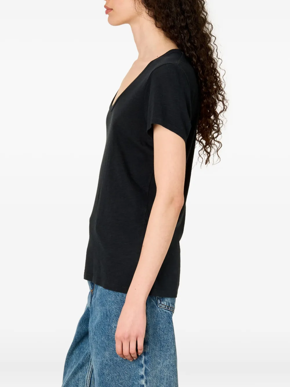 American Vintage Jacksonville T-shirt Zwart