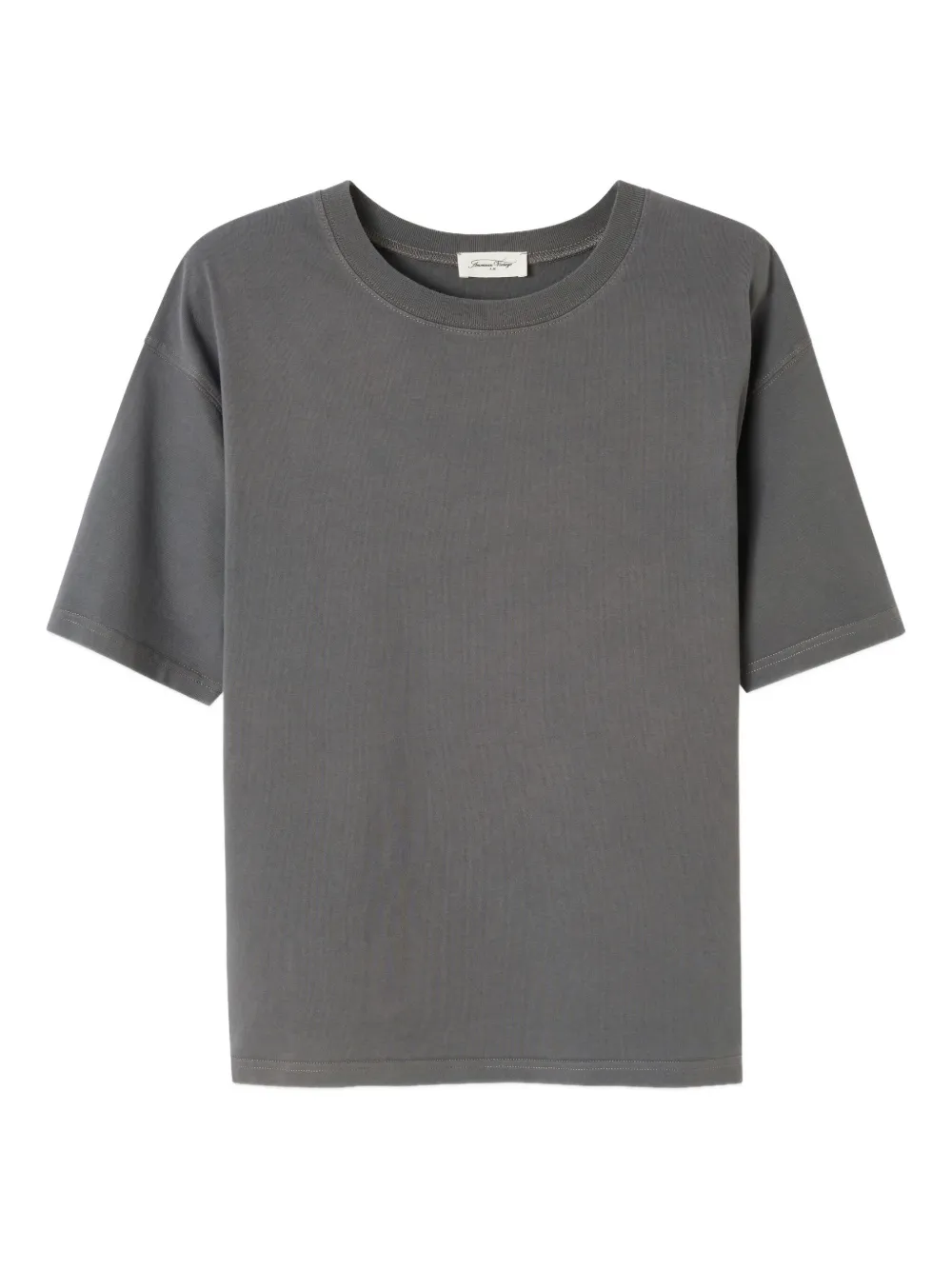 American Vintage Fizvalley Short-sleeve T-shirt In Gray