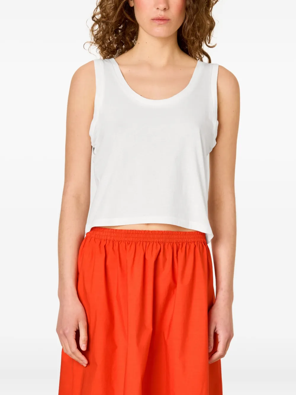 American Vintage Apoly Tank Top In White
