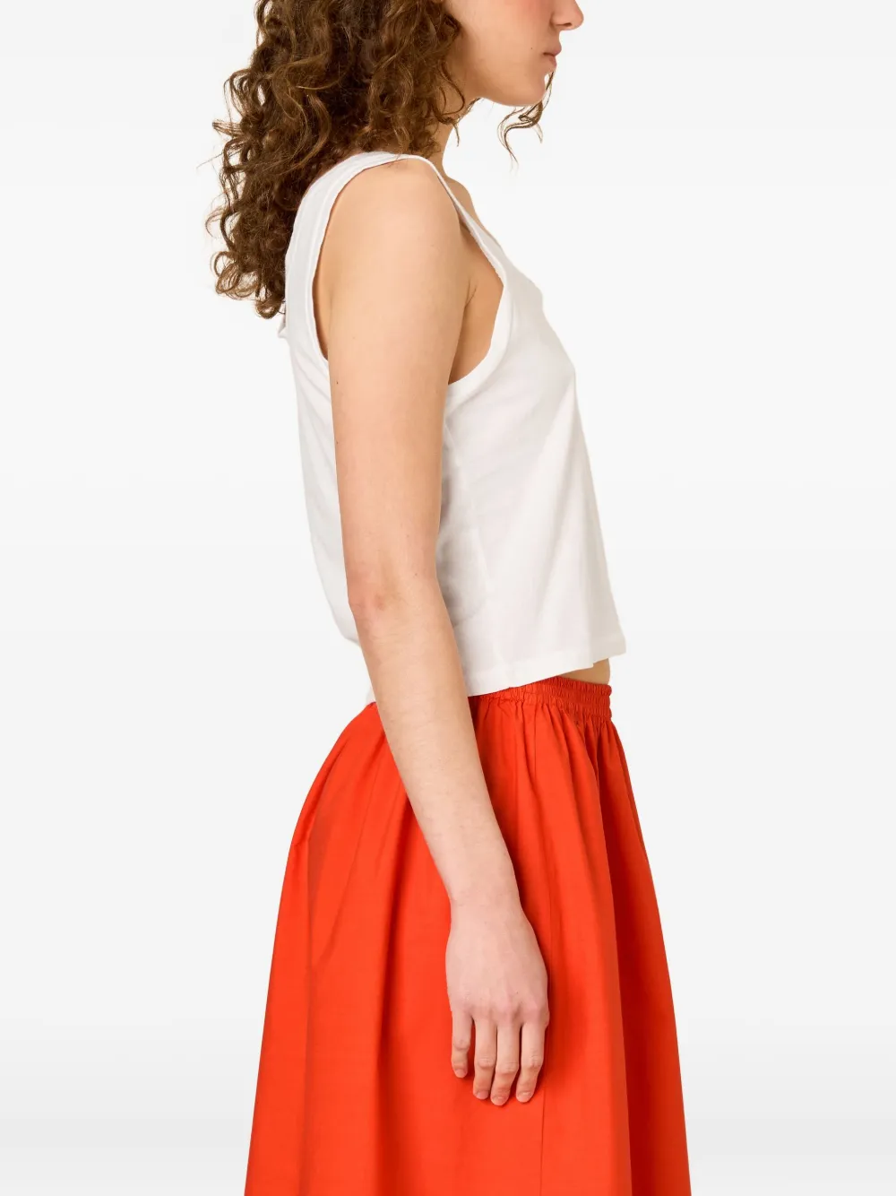 American Vintage Apoly Tank Top In White