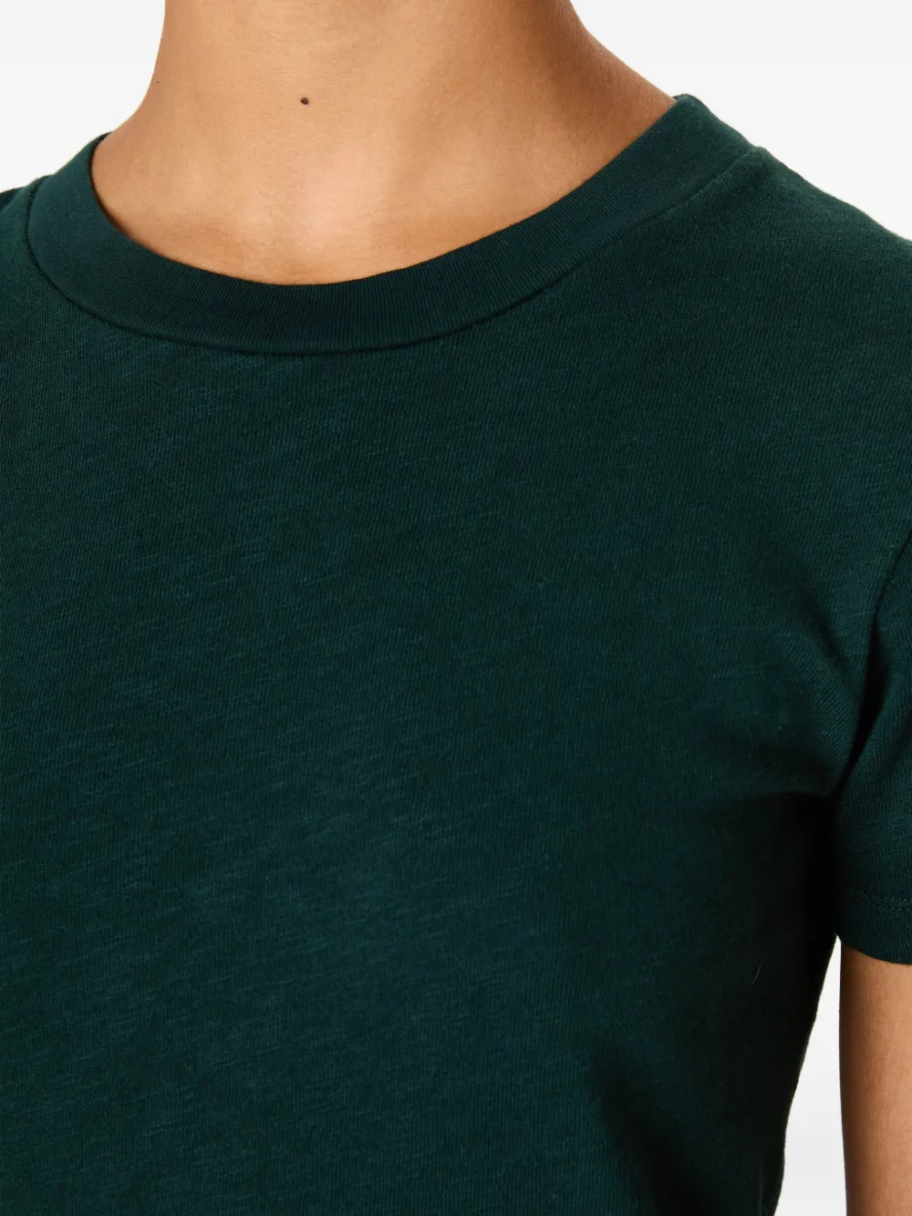 American Vintage Textured Sonoma T-shirt In Green