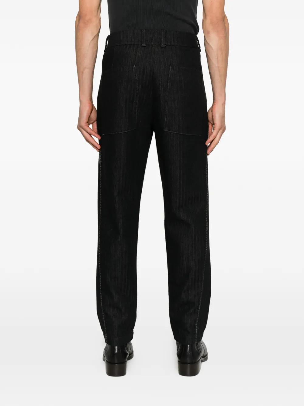 Transit Hose katoenen broek Zwart