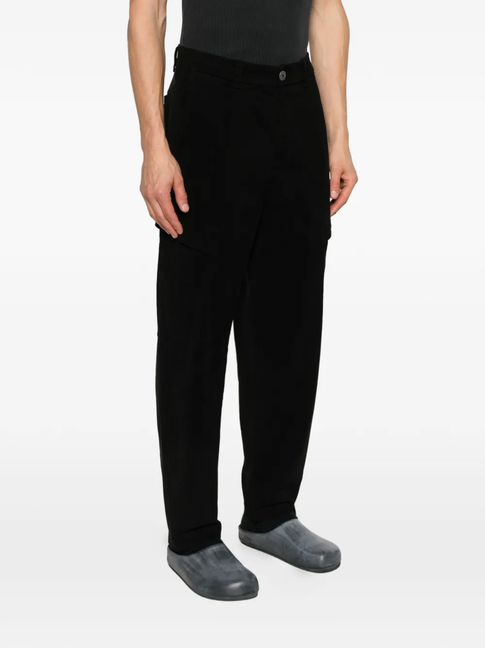 Transit Broek met cargo zak Zwart