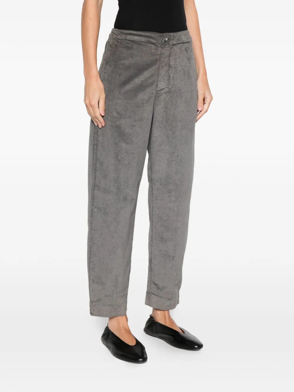 Transit Ribfluwelen broek Grijs