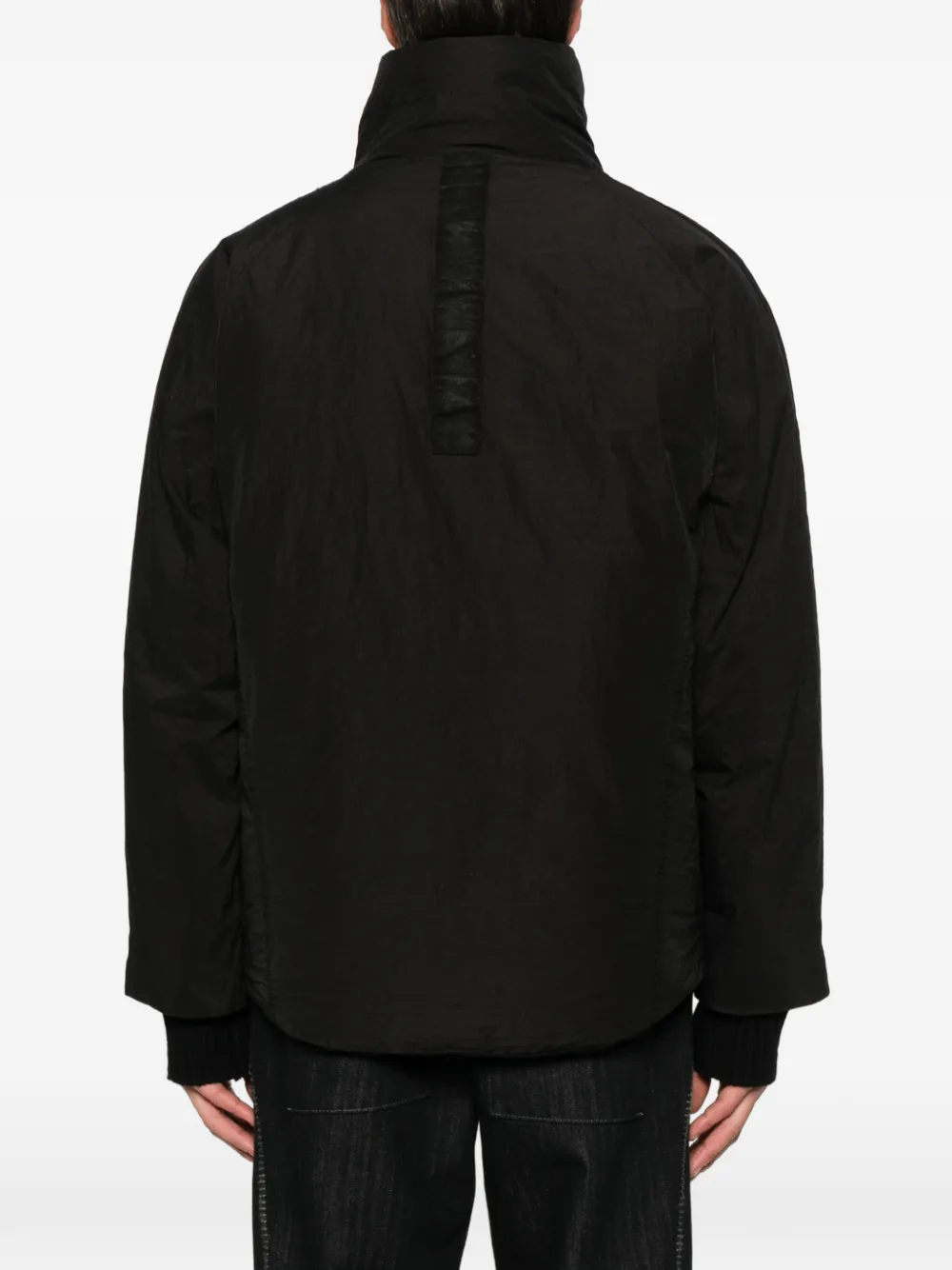 Transit Gewatteerd jack met rits Zwart