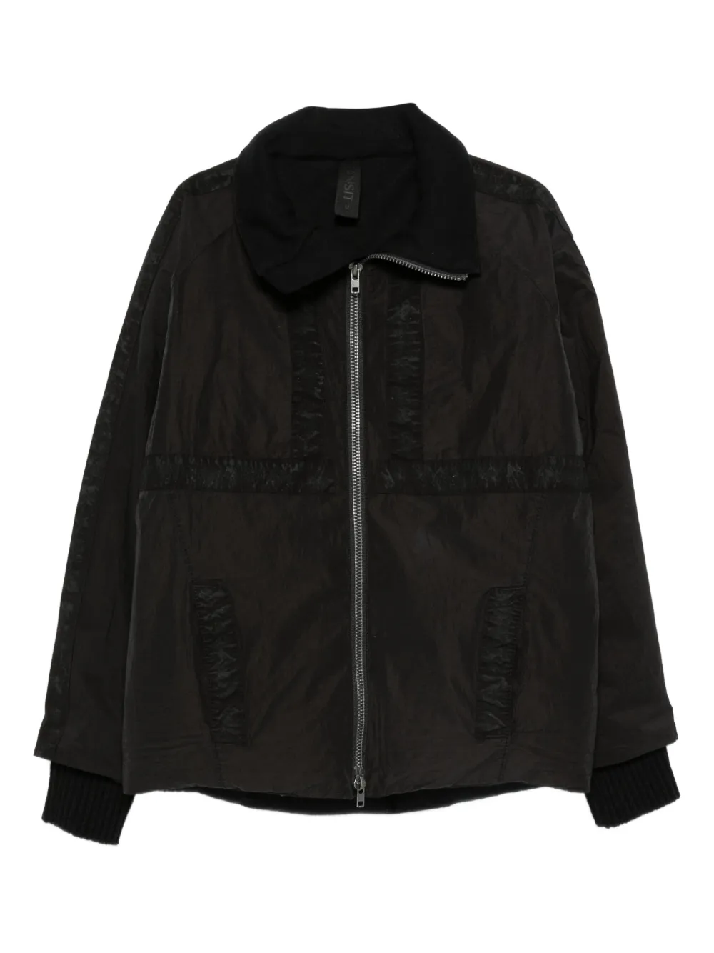 Transit Jaqueta matelassê com zíper | Preto | Image 1