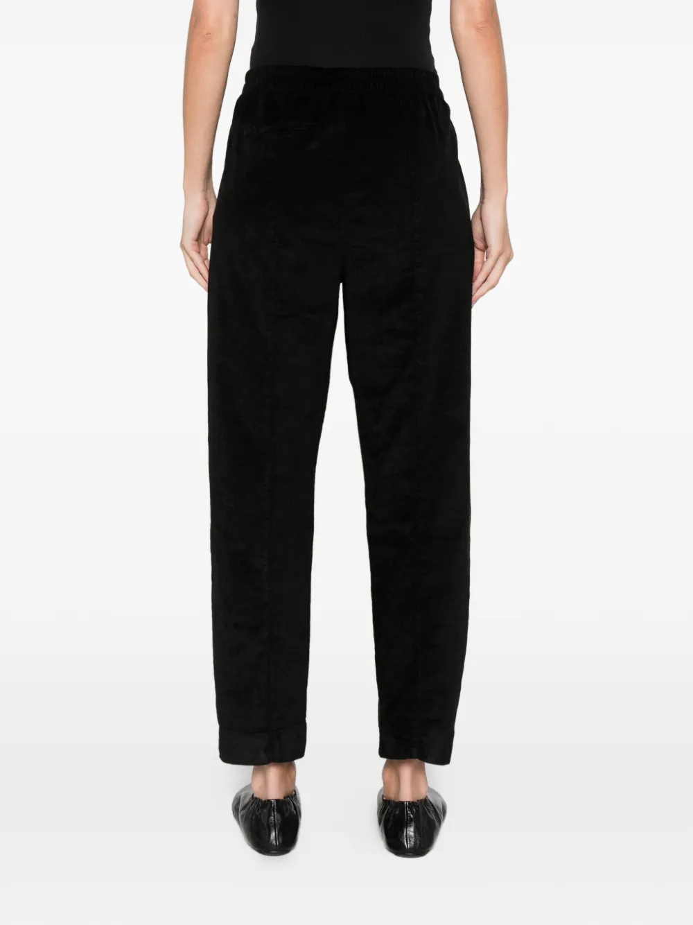 Transit Ribfluwelen broek Zwart