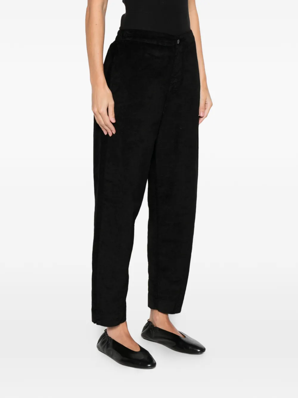 Transit Ribfluwelen broek Zwart