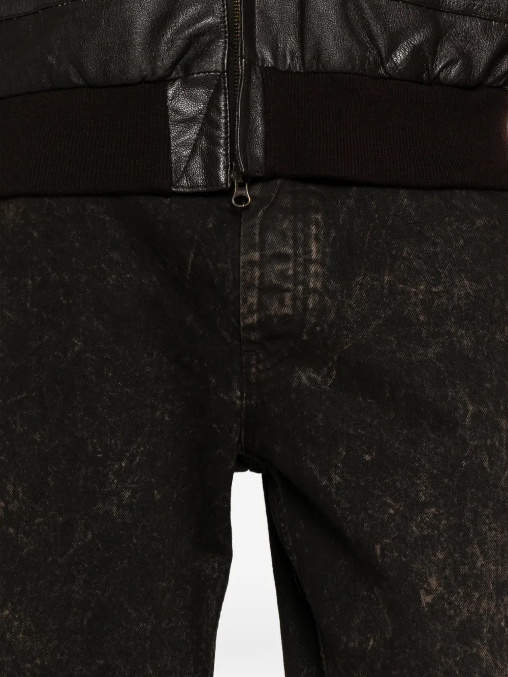 Hope For Men Criss Belt-loop Jeans In Black