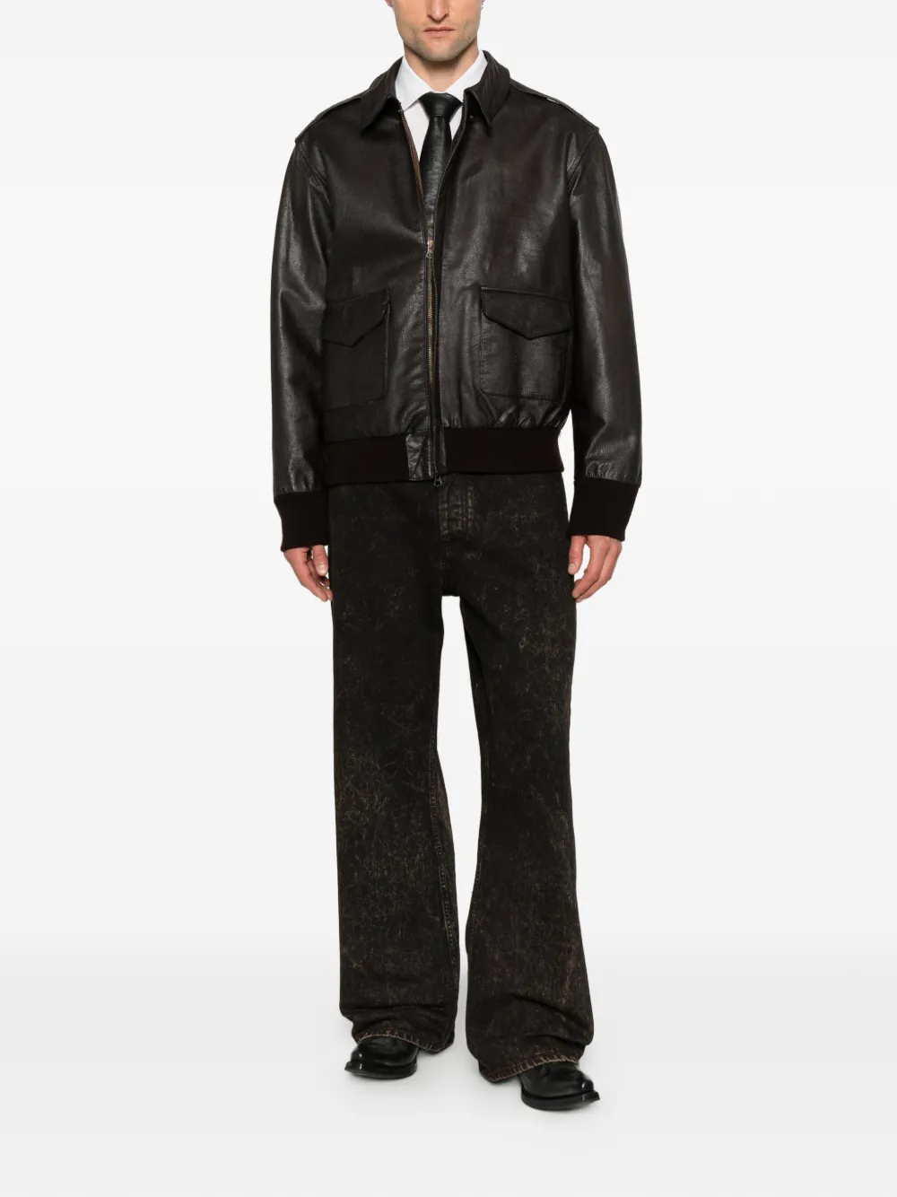 Hope For Men Criss belt-loop jeans | Wide-Leg Jeans | Image 2