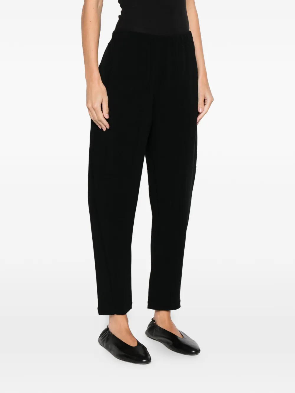 Transit Elastische broek Zwart