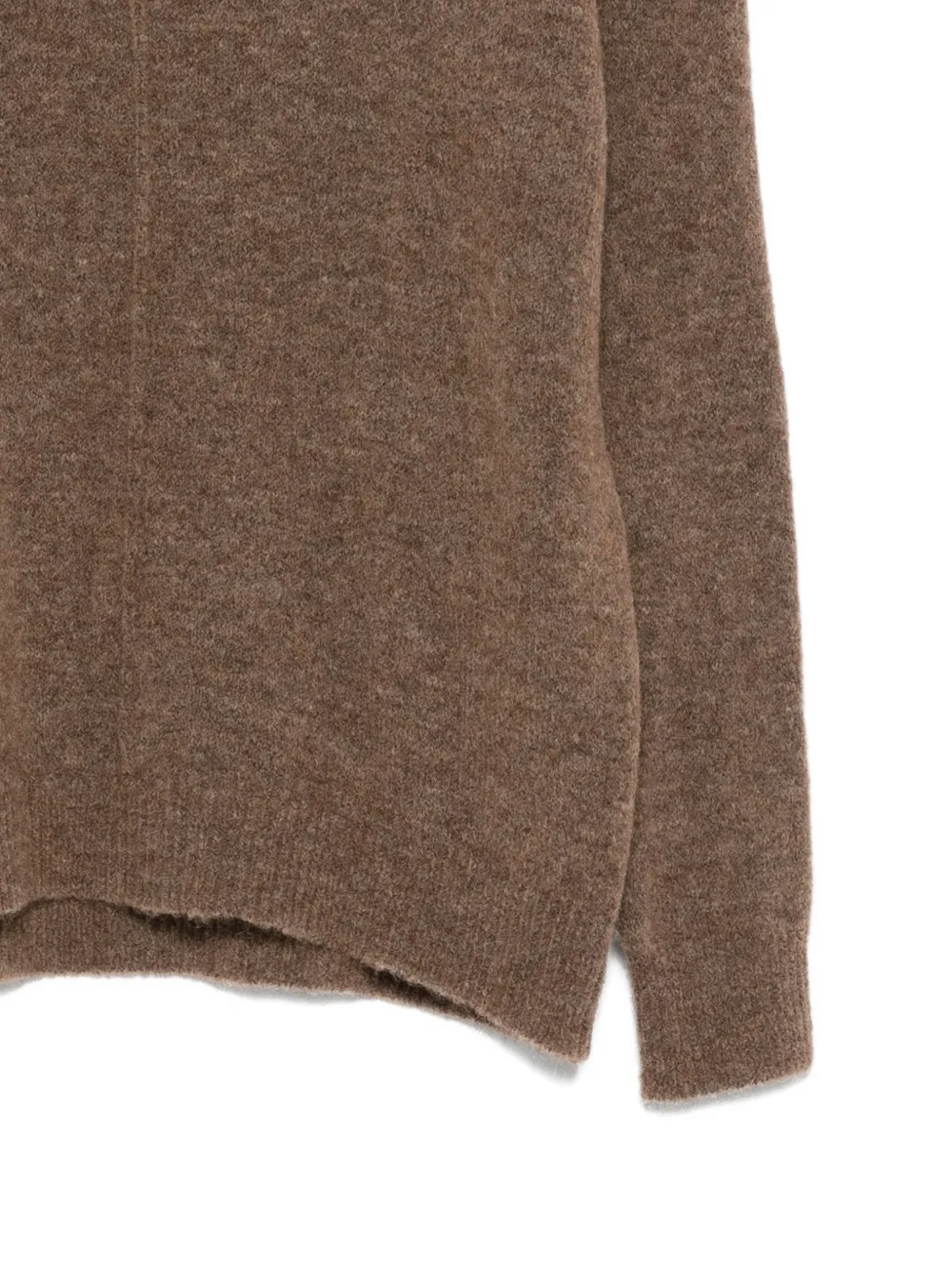 Transit Trui met V-hals Bruin