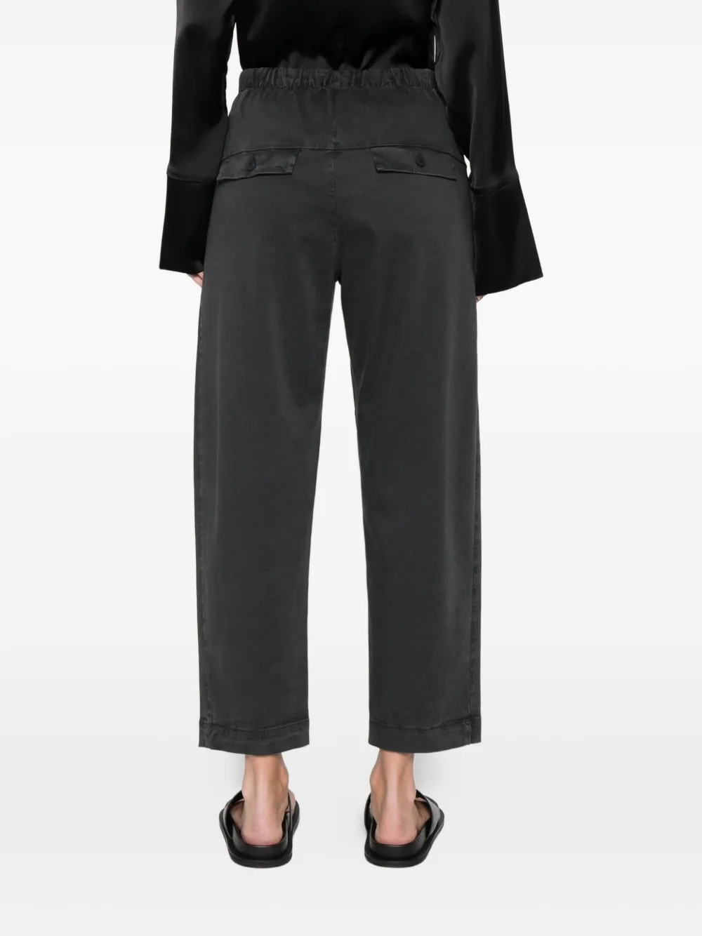 Transit Broek met elastische taille Grijs