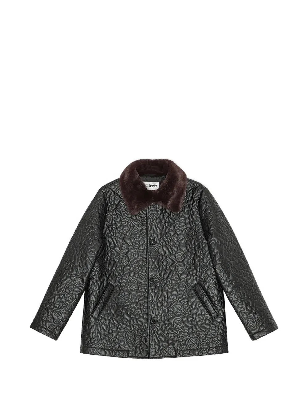 OpéraSPORT floral quilted jacket - Nero