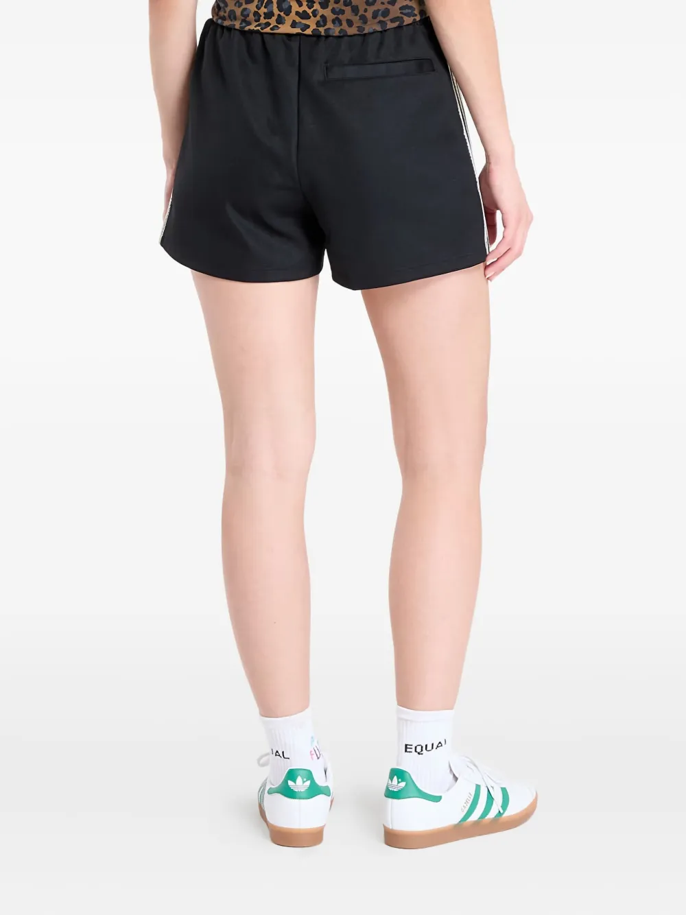 Adidas Originals Summer Glow Logo-detail Short In Black