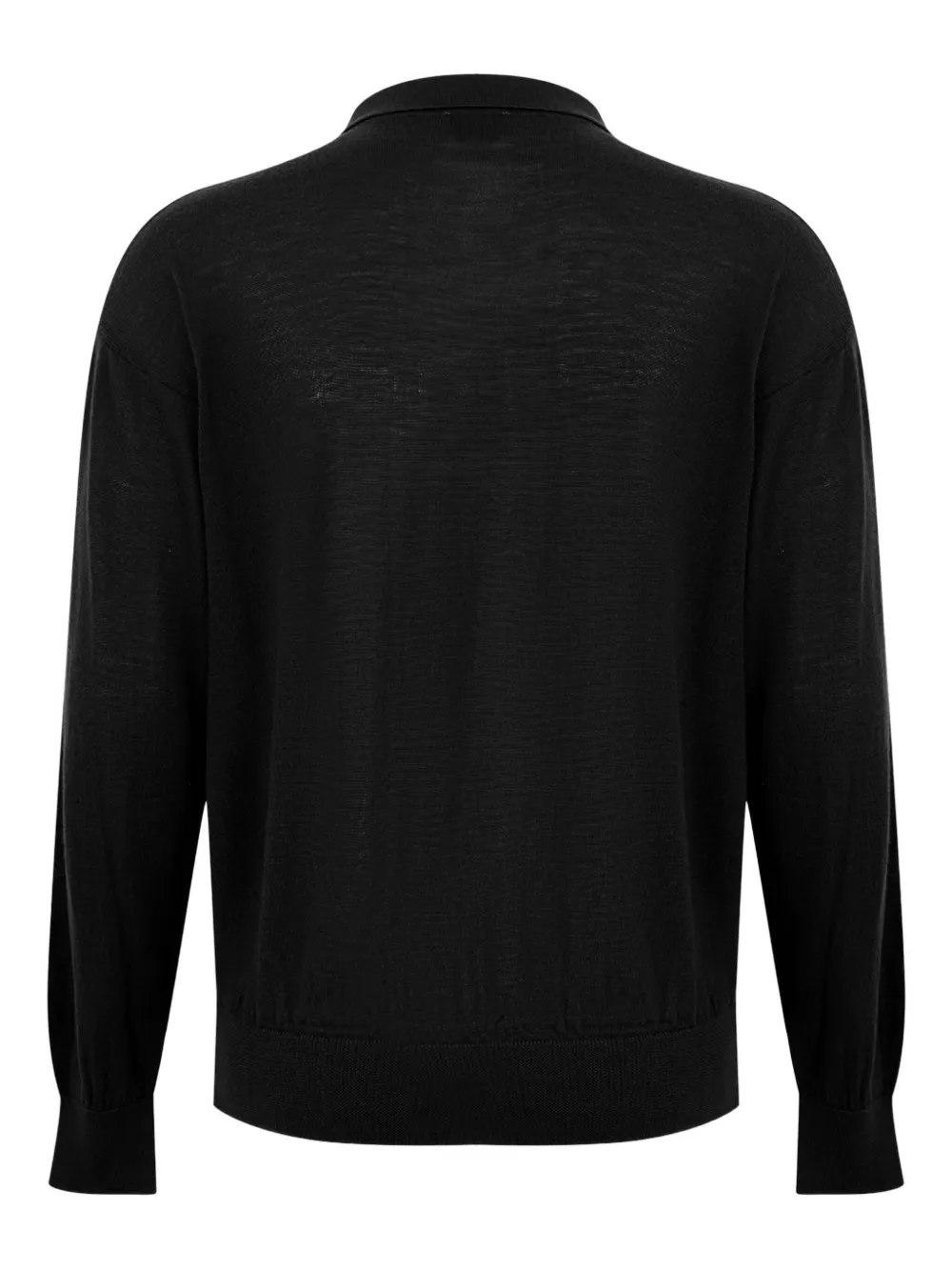 Family First Poloshirt met borduurwerk - Zwart