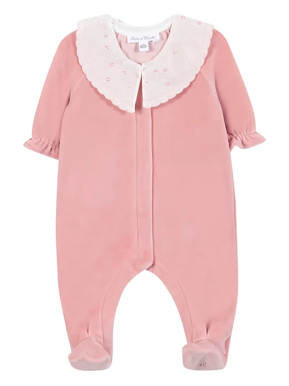 Tartine Et Chocolat ruffled-collar tracksuit - Rosa