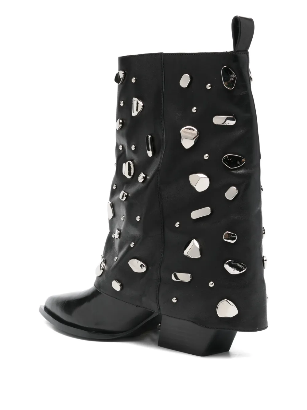 Marc Ellis 65mm stud-embellished boots | Black | Image 1