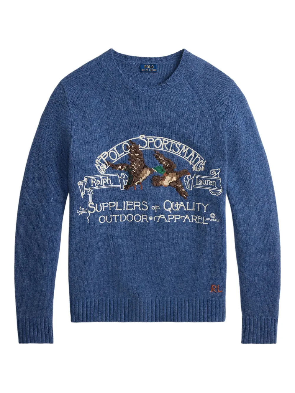 Polo Ralph Lauren Maglione Sportsman con ricamo - Blu
