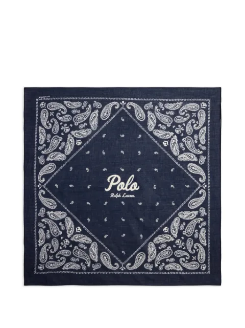 Polo Ralph Lauren paisley-pattern cotton scarf