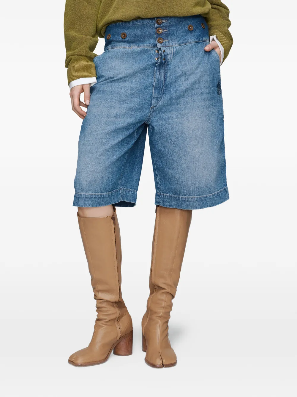  Maison Margiela Denim Shorts - Blue 