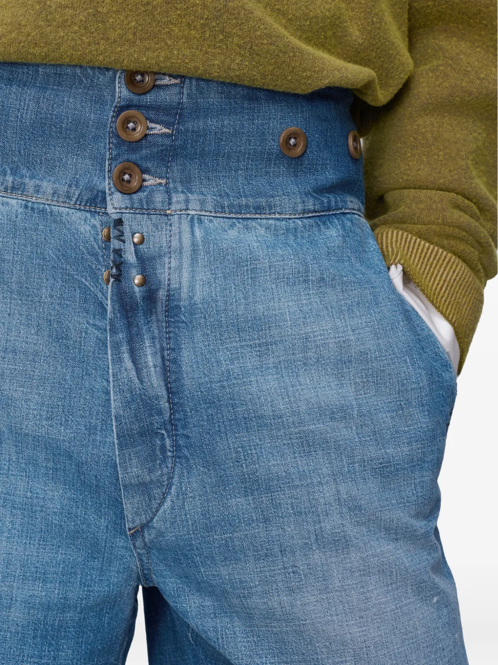 Maison Margiela Denim shorts Blauw