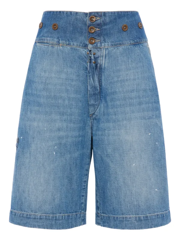Maison Margiela Denim Shorts in Blue