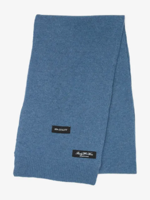 MM6 Maison Margiela logo-patch scarf