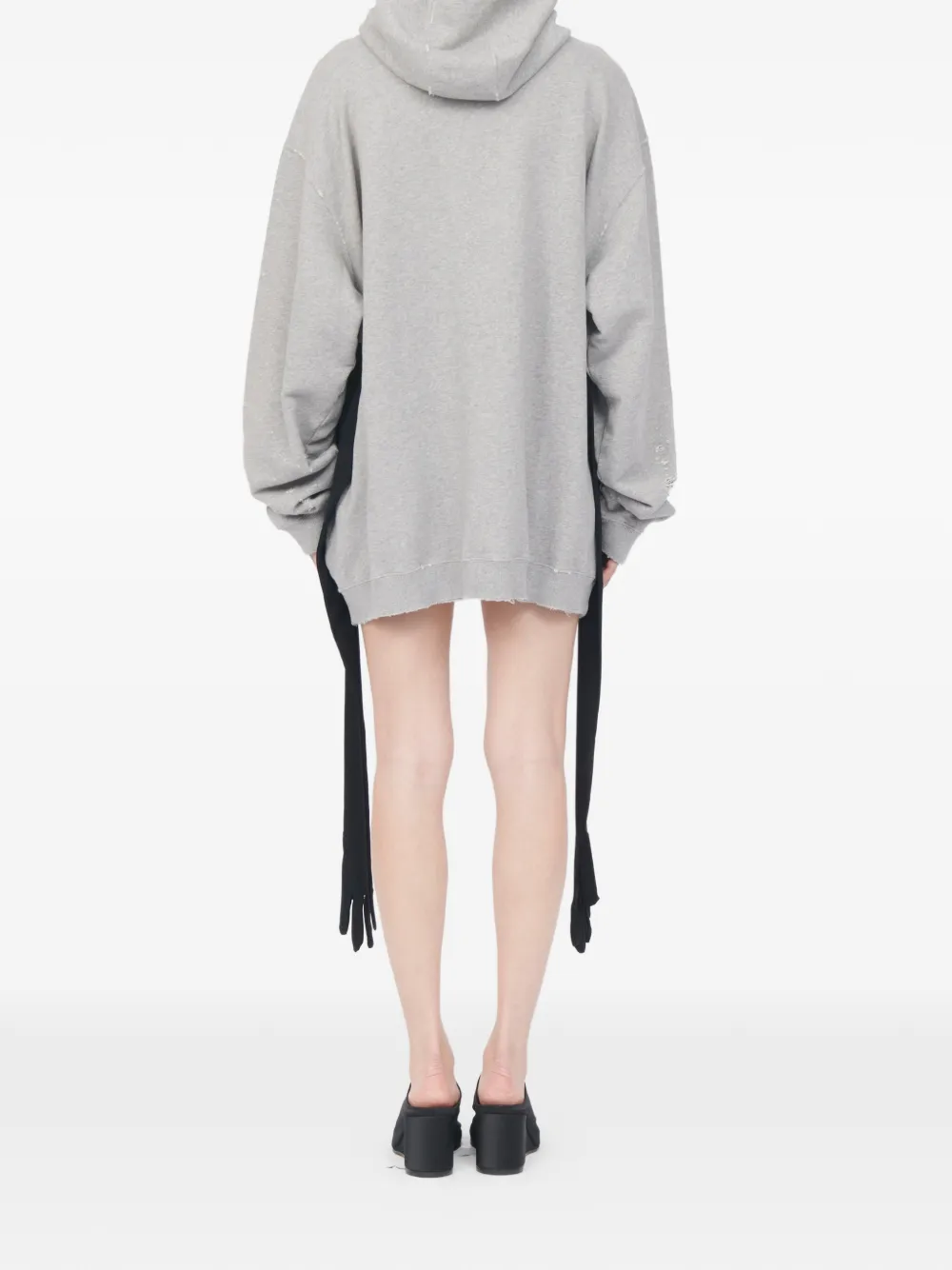 MM6 Maison Margiela Mini-jurk met capuchon Grijs