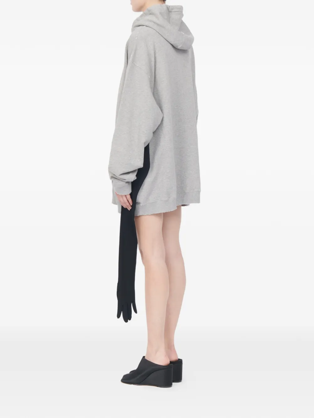 MM6 Maison Margiela Mini-jurk met capuchon Grijs