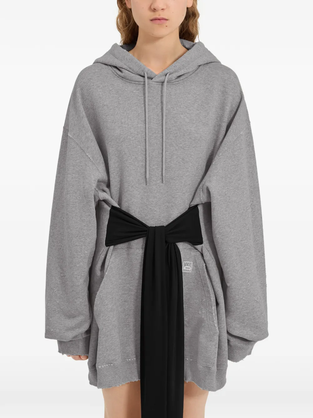 MM6 Maison Margiela Mini-jurk met capuchon Grijs