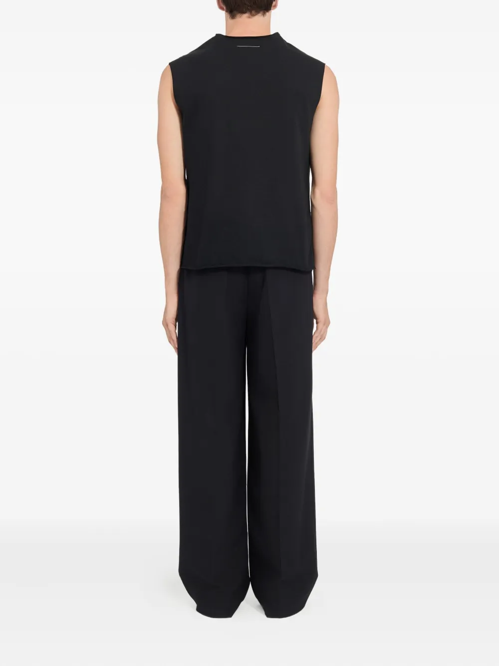 MM6 Maison Margiela Tanktop met opgestikte zak Zwart