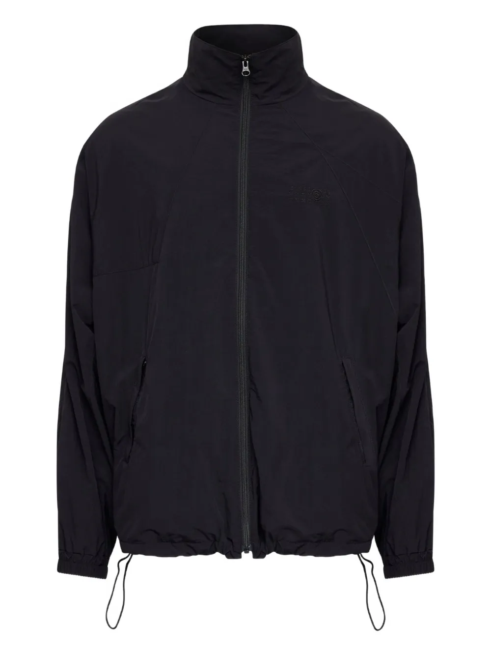 MM6 Maison Margiela Windbreaker mit Reißverschluss - Schwarz