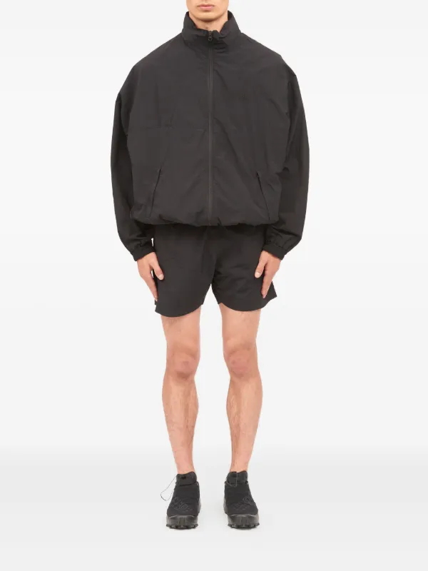 マ*ン様 MM6 Maison Margiela ジップアップブルゾン ブラック MM6 Maison Margiela zip-up Windbreaker | Black | FARFETCH