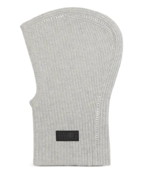 MM6 Maison Margiela ribbed balaclava