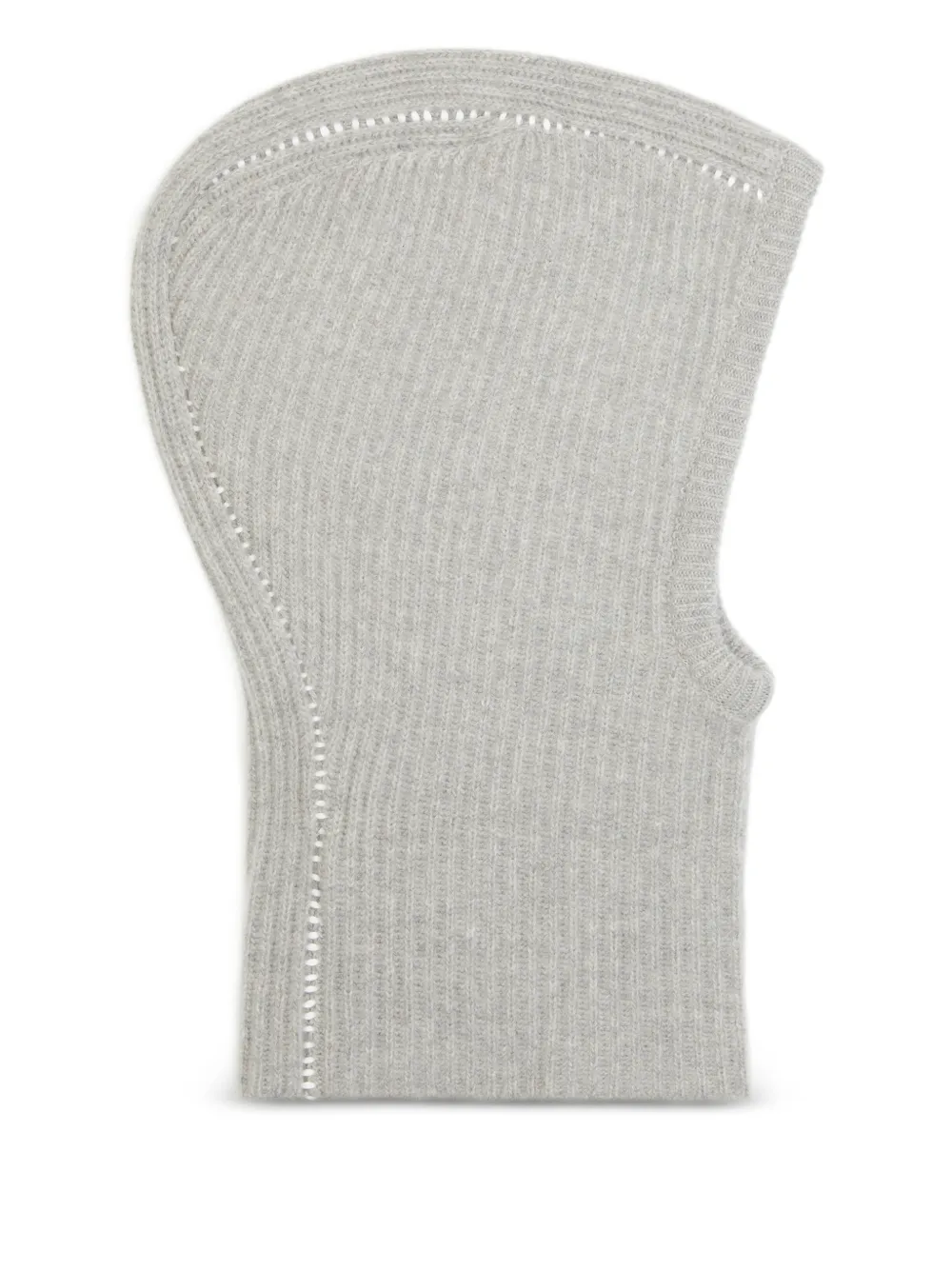 MM6 Maison Margiela Geribbelde balaclava Grijs